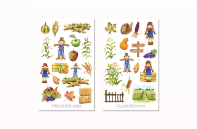 Herbst Sticker Set